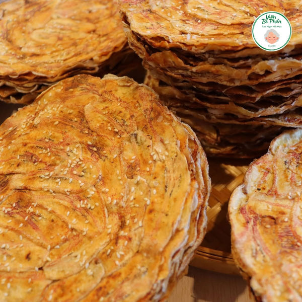 Bánh tráng chuối nướng