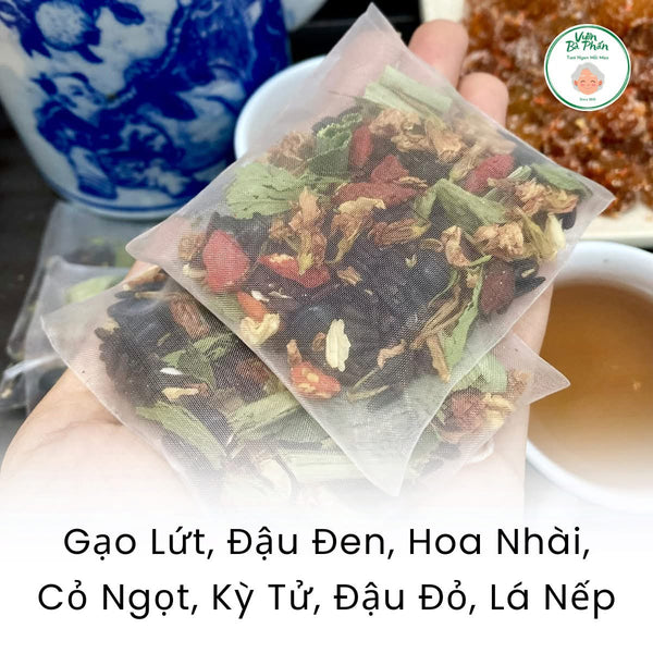 Trà gạo lứt thảo mộc