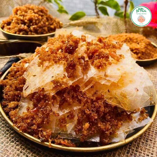 Bánh tráng tôm cháy tỏi